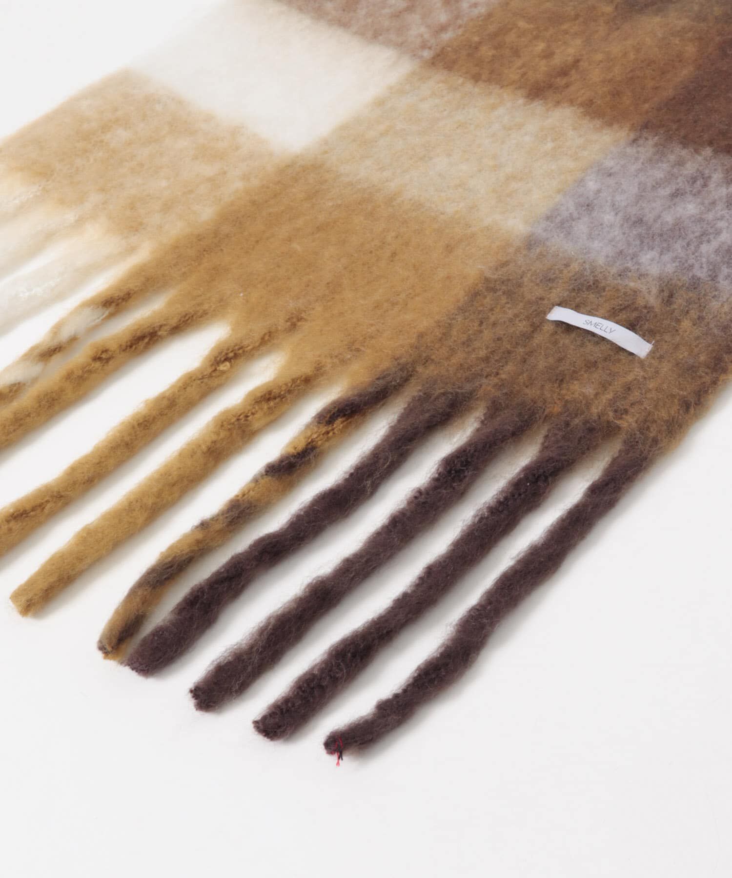 SMELLY「ボリュームチェックマフラー」|マフラー|