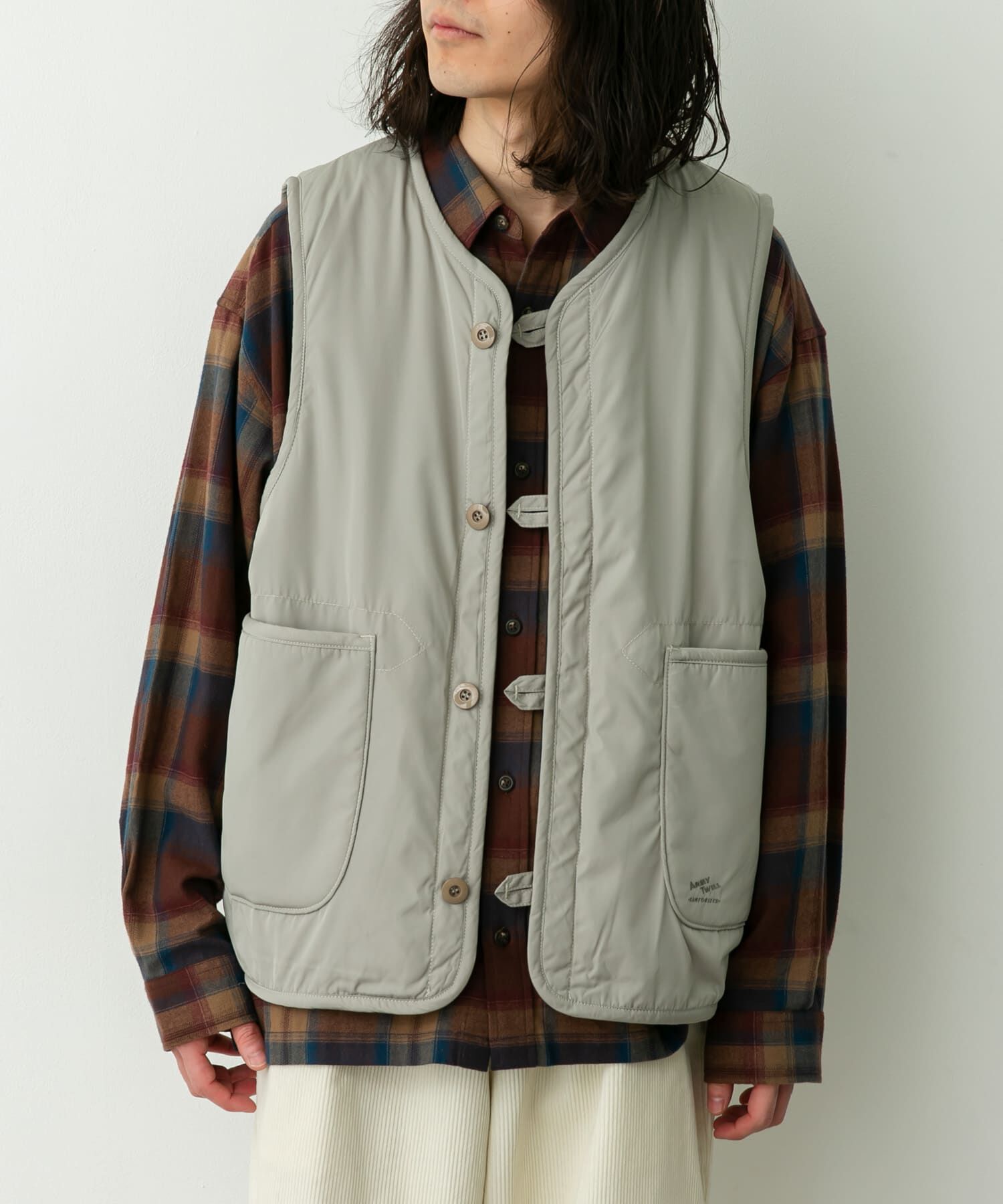 Sonny Label 「ARMY TWILL　Weather Reversible Vest」|ベスト・ジレ|グレー