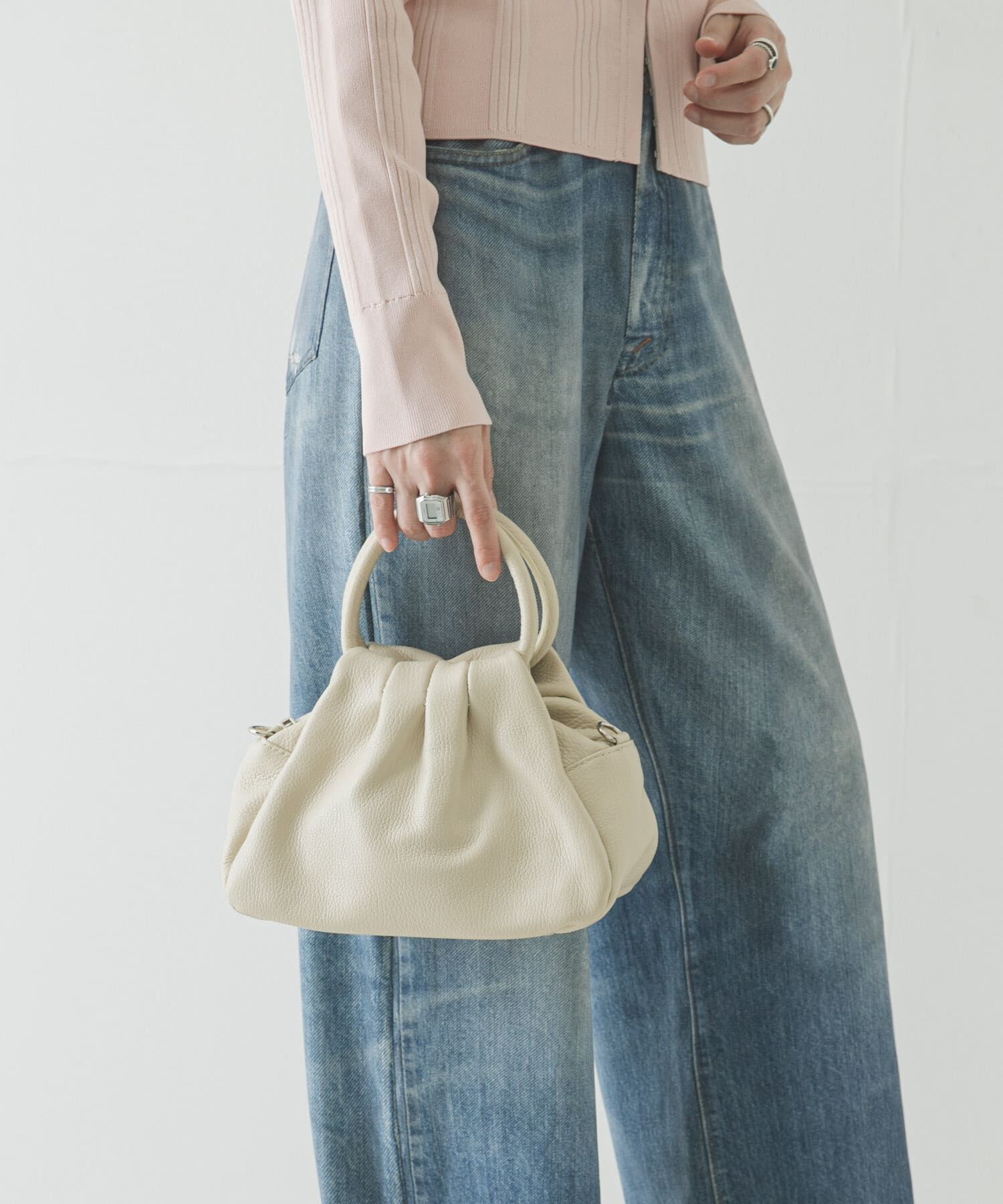 URBAN RESEARCH「レザーハンドバッグ」|ハンドバッグ|