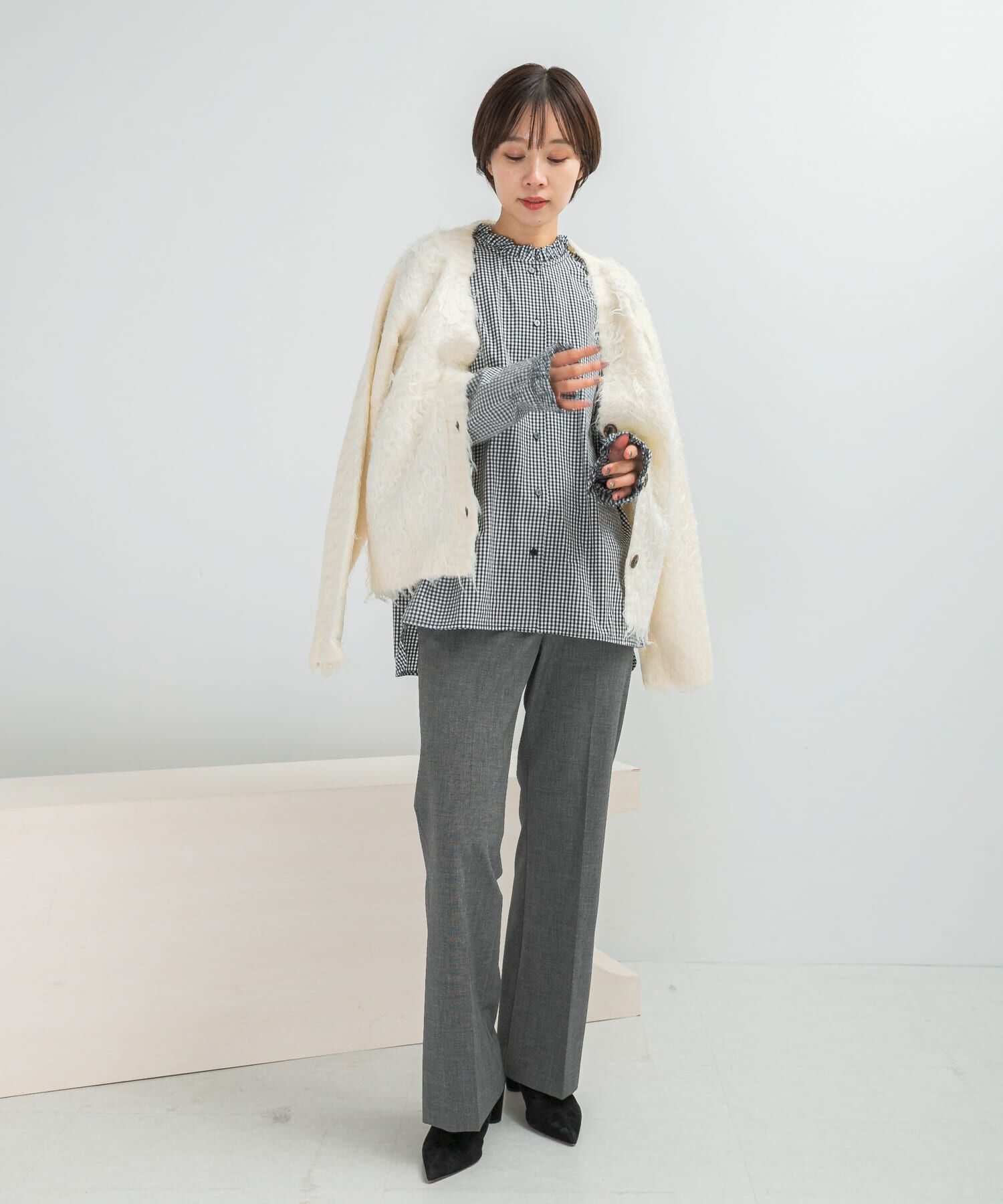 URBAN RESEARCH ROSSO「Torrazzo Donna　Frill Collar Shirt」|シャツ・ブラウス|