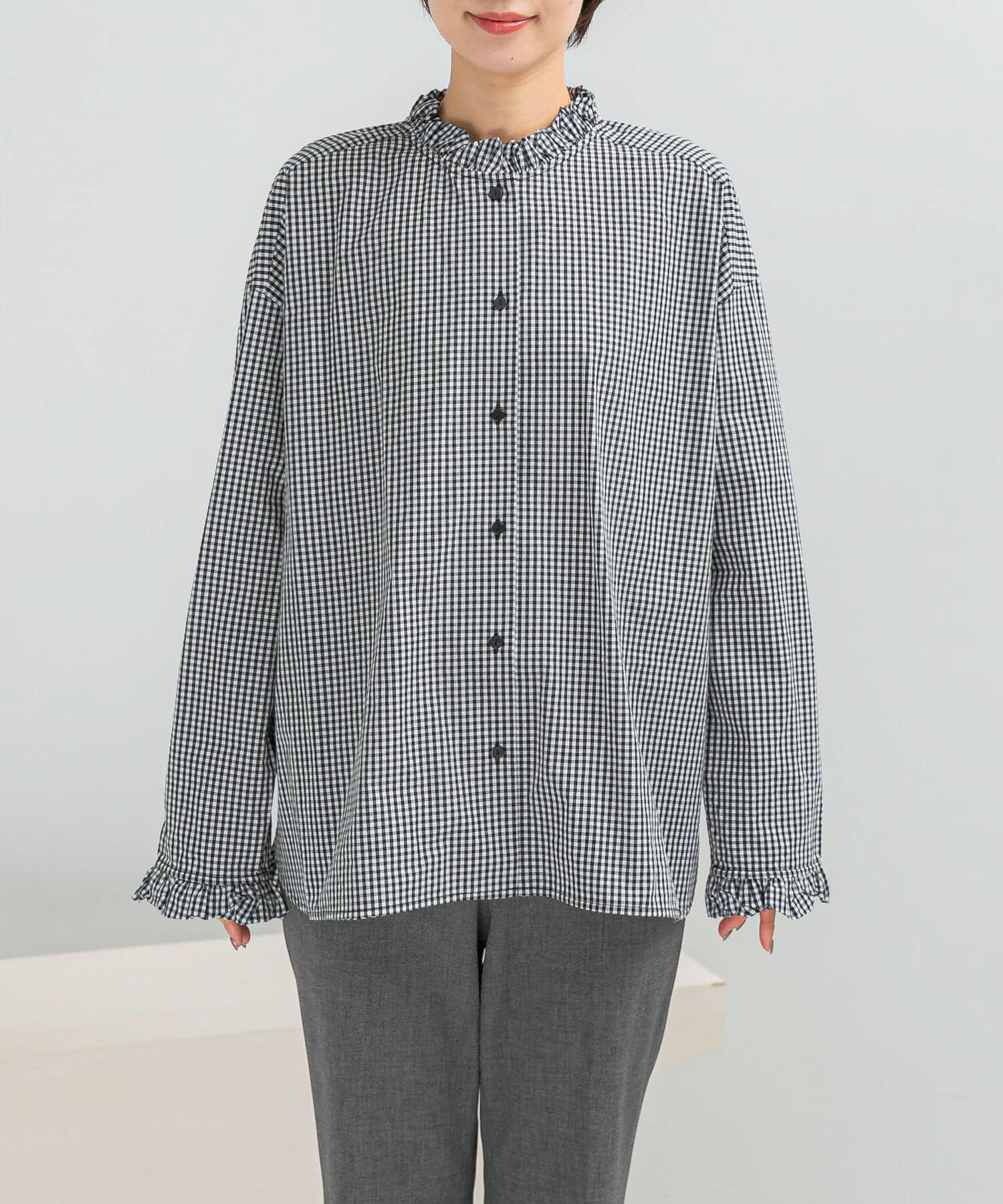 URBAN RESEARCH ROSSO「Torrazzo Donna　Frill Collar Shirt」|シャツ・ブラウス|