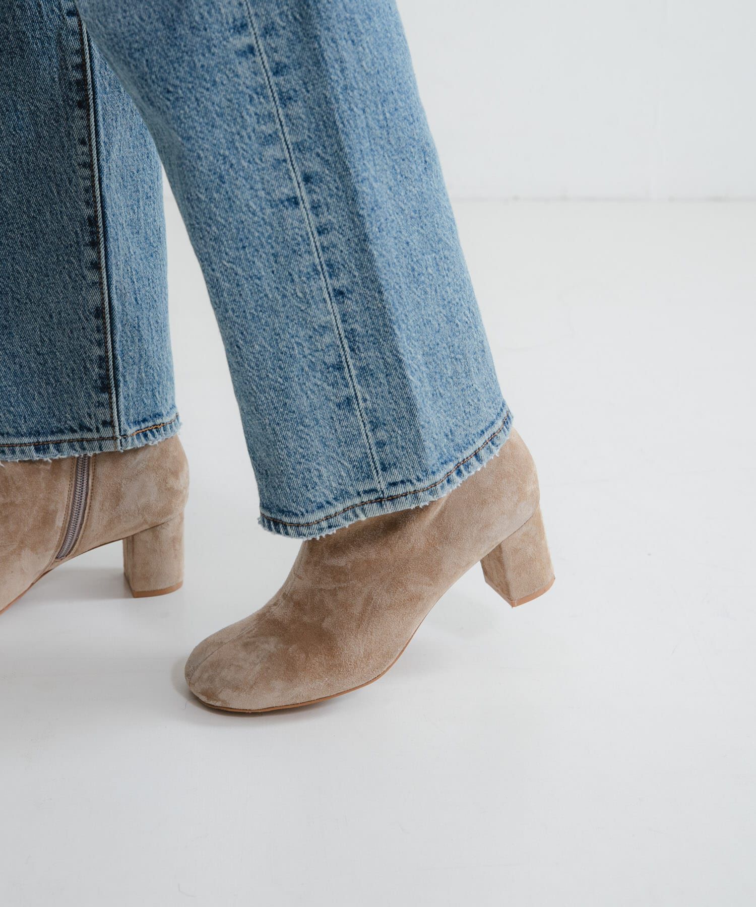 URBAN RESEARCH「オブリークトゥスエードブーツ」|ショートブーツ|