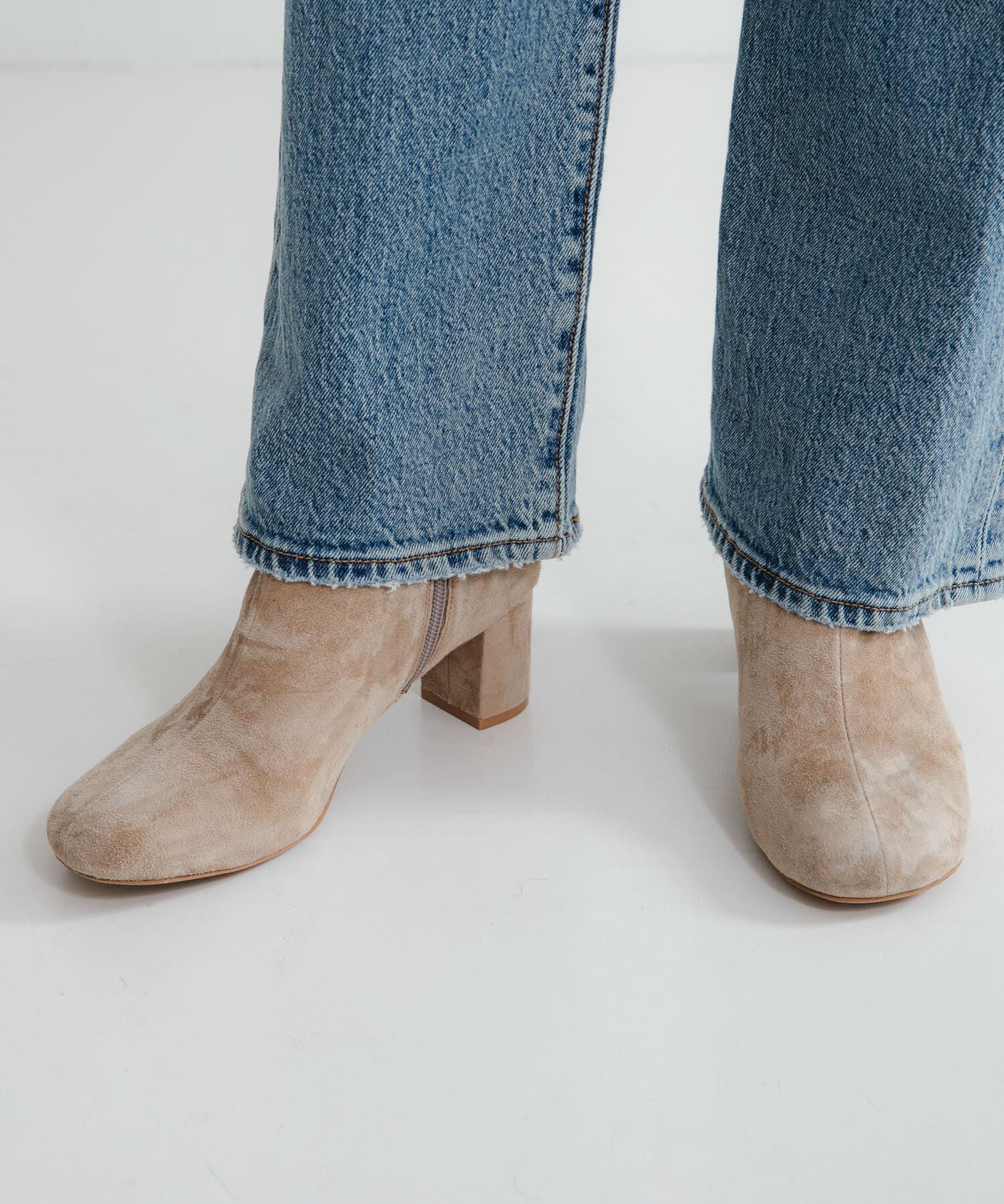 URBAN RESEARCH「オブリークトゥスエードブーツ」|ショートブーツ|