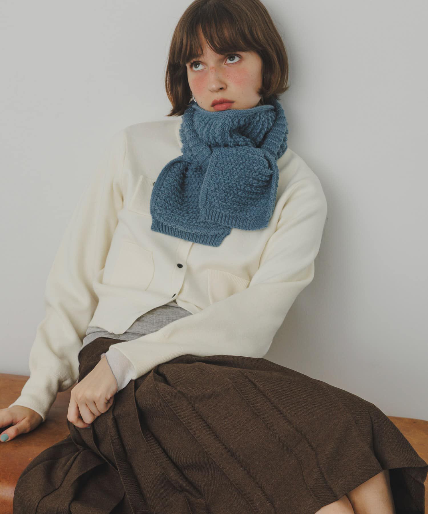 SMELLY「コンパクトニットマフラー」|マフラー|