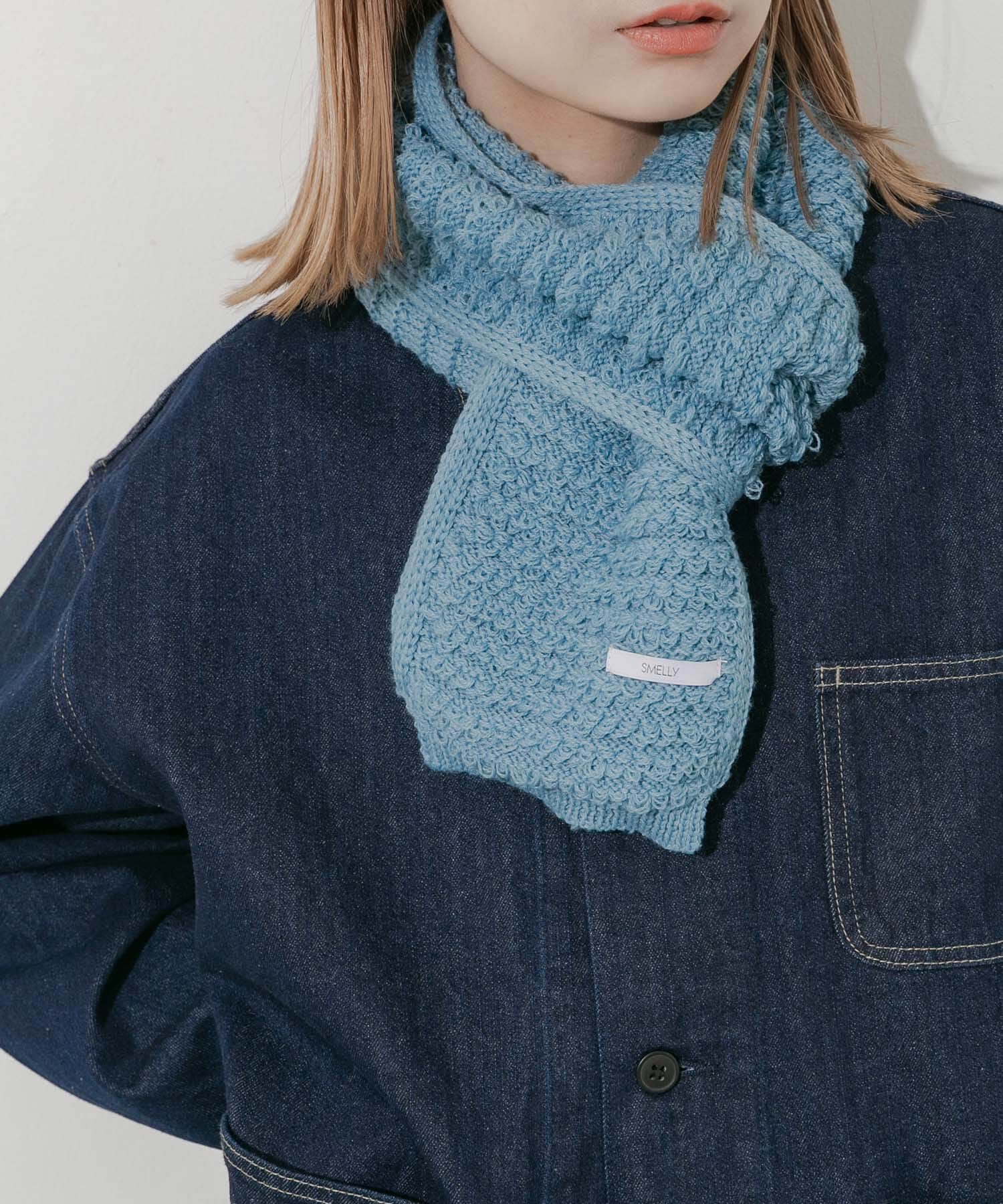 SMELLY「コンパクトニットマフラー」|マフラー|