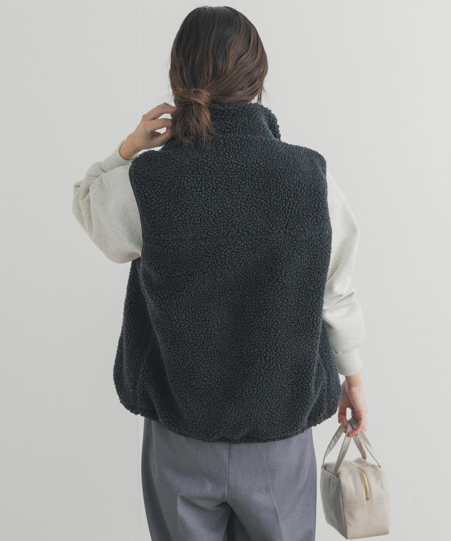 URBAN RESEARCH DOORS「ボアZIPベスト」|ベスト・ジレ|