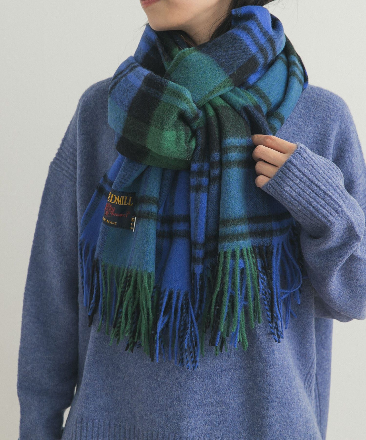 URBAN RESEARCH DOORS「『一部別注カラー』TWEED MILL　Lambswool Stole」|マフラー|