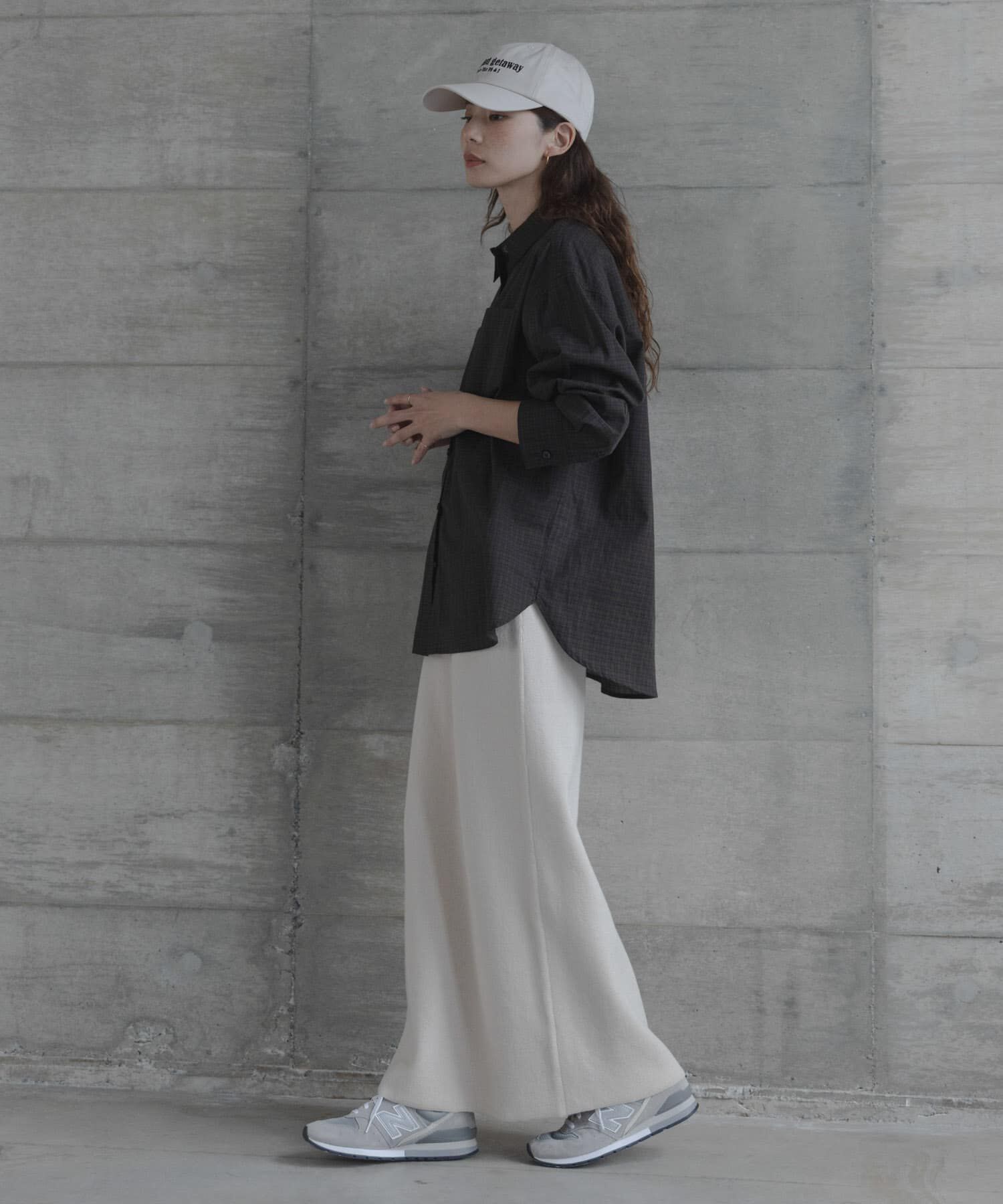 Sonny Label 「ドビーチェックアシメシャツ」|シャツ・ブラウス|