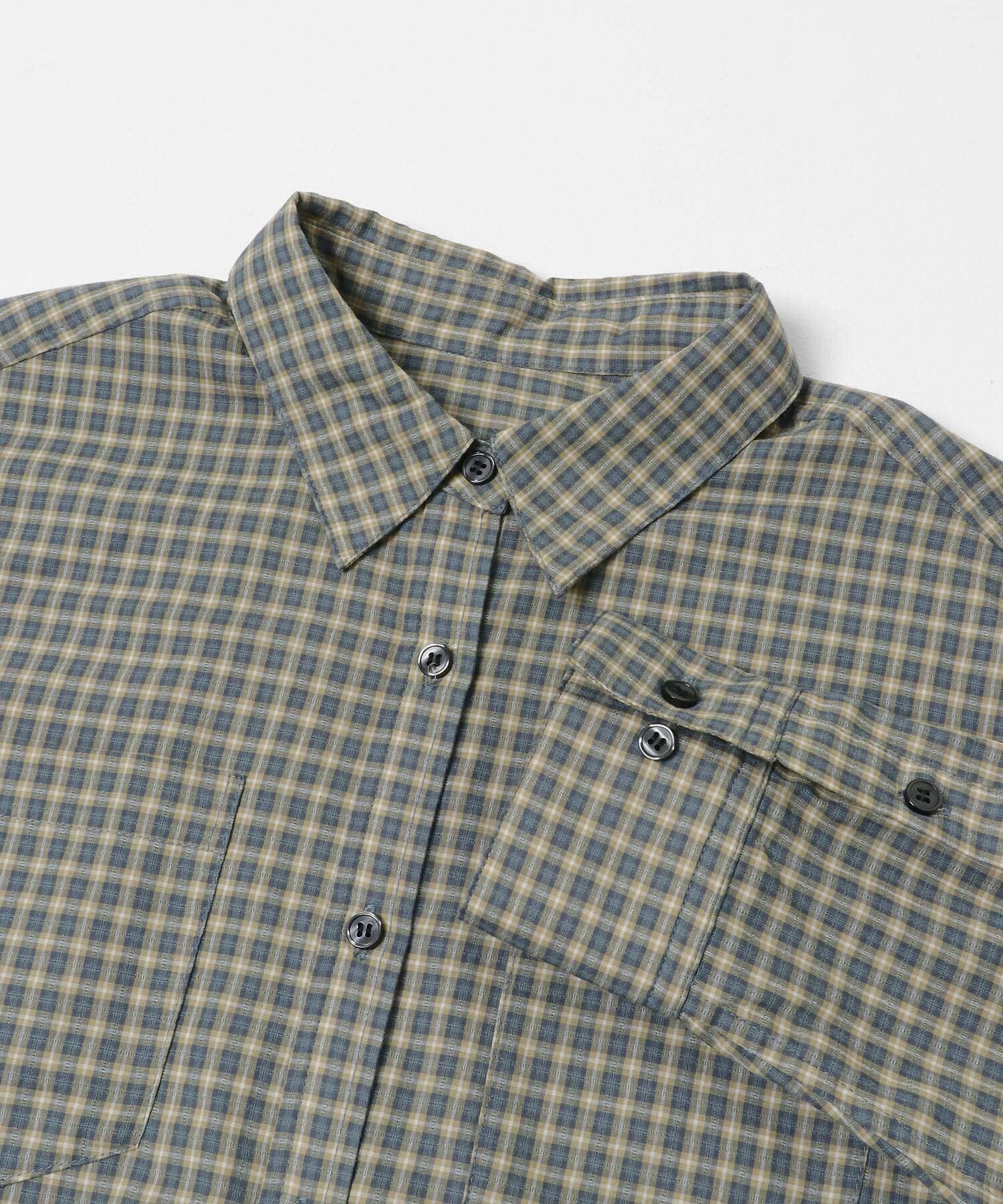 Sonny Label 「ドビーチェックアシメシャツ」|シャツ・ブラウス|