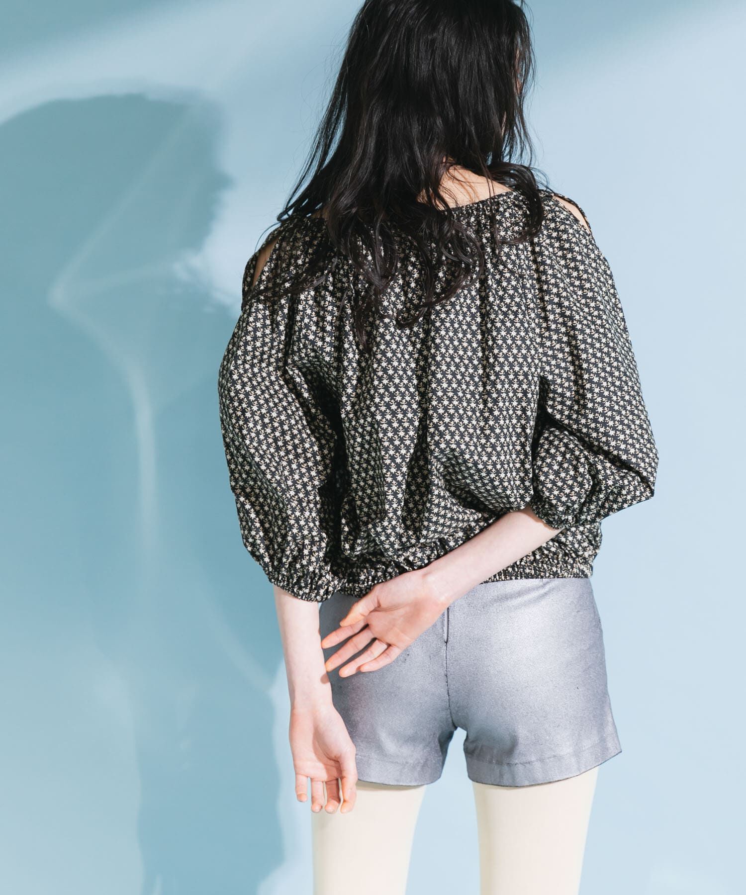  「2WAYフラワープリントブラウス」|シャツ・ブラウス|