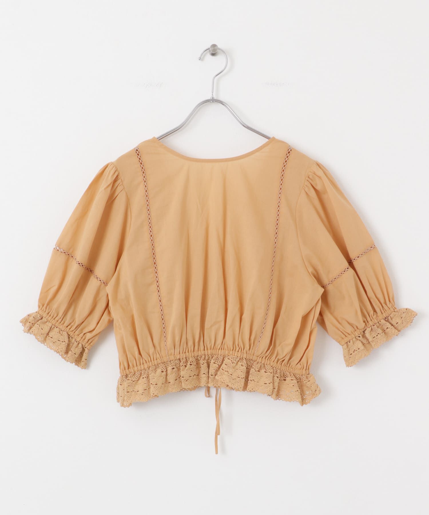  「2WAYコンパクトレースブラウス」|シャツ・ブラウス|