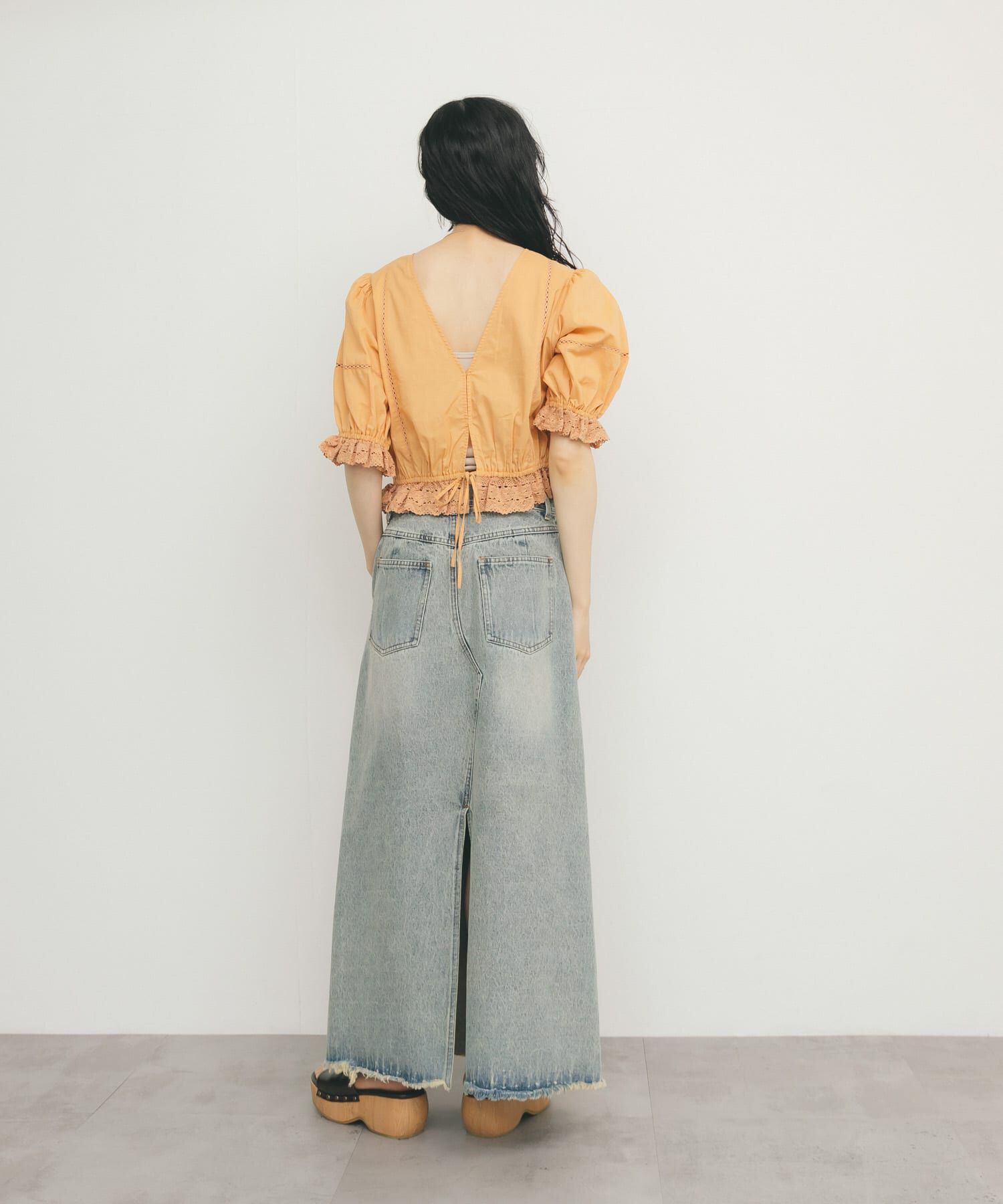  「2WAYコンパクトレースブラウス」|シャツ・ブラウス|