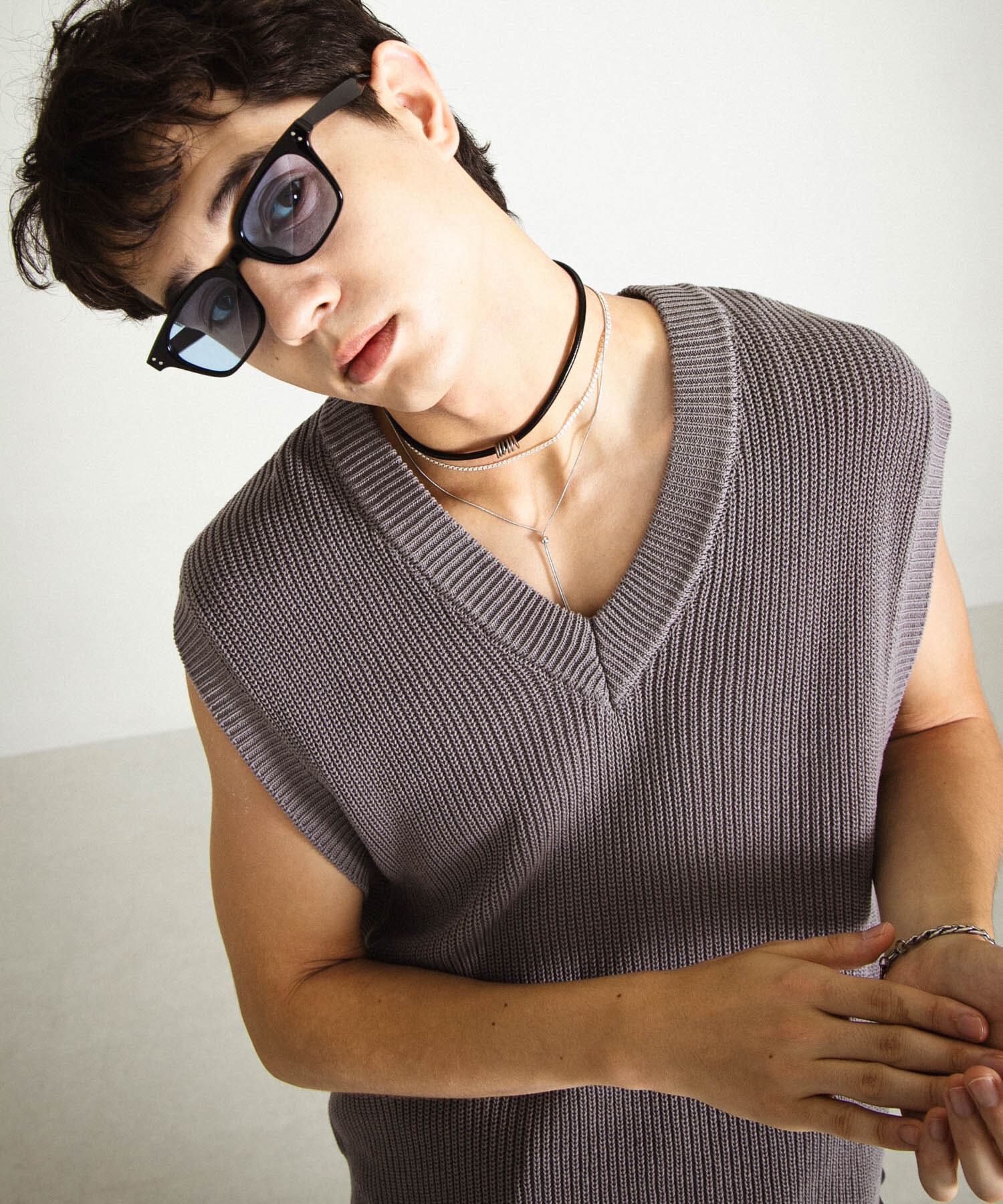 SENSE OF PLACE by URBAN RESEARCH「アゼアミクロップドニットベスト」|ベスト・ジレ|