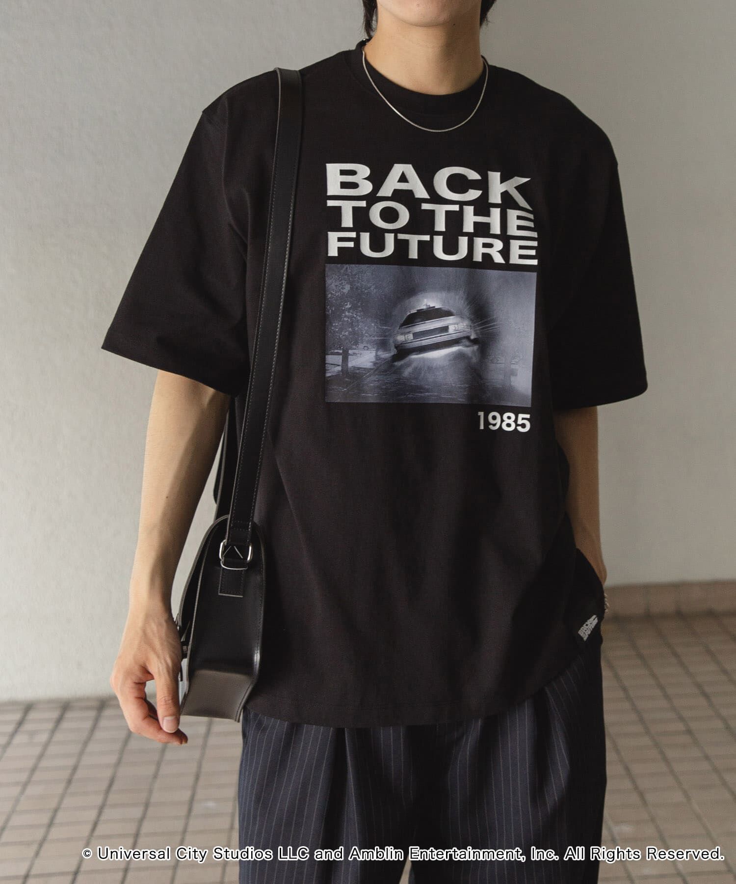 SENSE OF PLACE by URBAN RESEARCH「『別注』SENSE OF PLACE&times;BTTF　クルーネックプリントTシャツ A」|Tシャツ・カットソー|