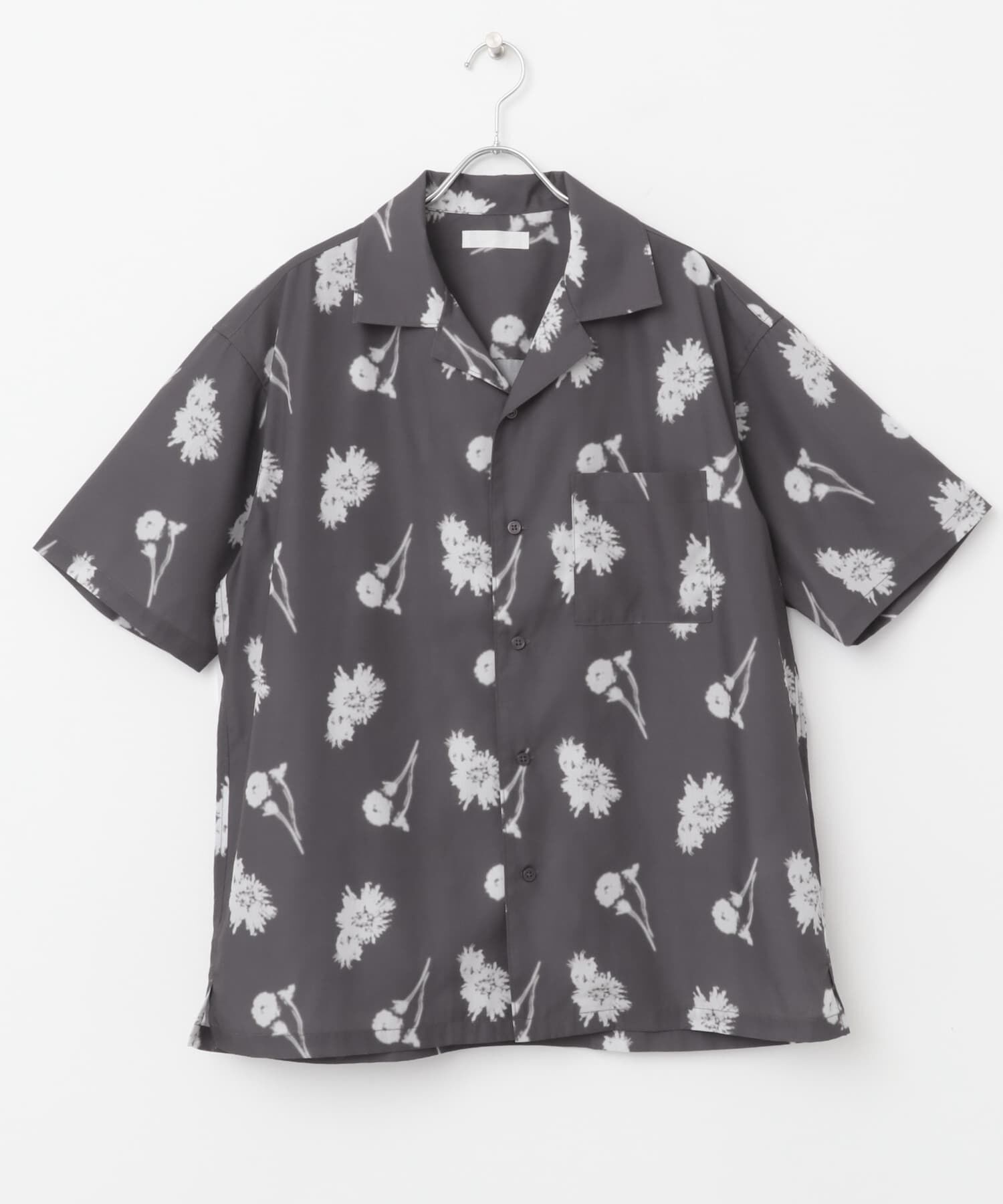 SENSE OF PLACE by URBAN RESEARCH「『ユニセックス』ボタニカルオープンカラーショートスリーブシャツ」|シャツ・ブラウス|