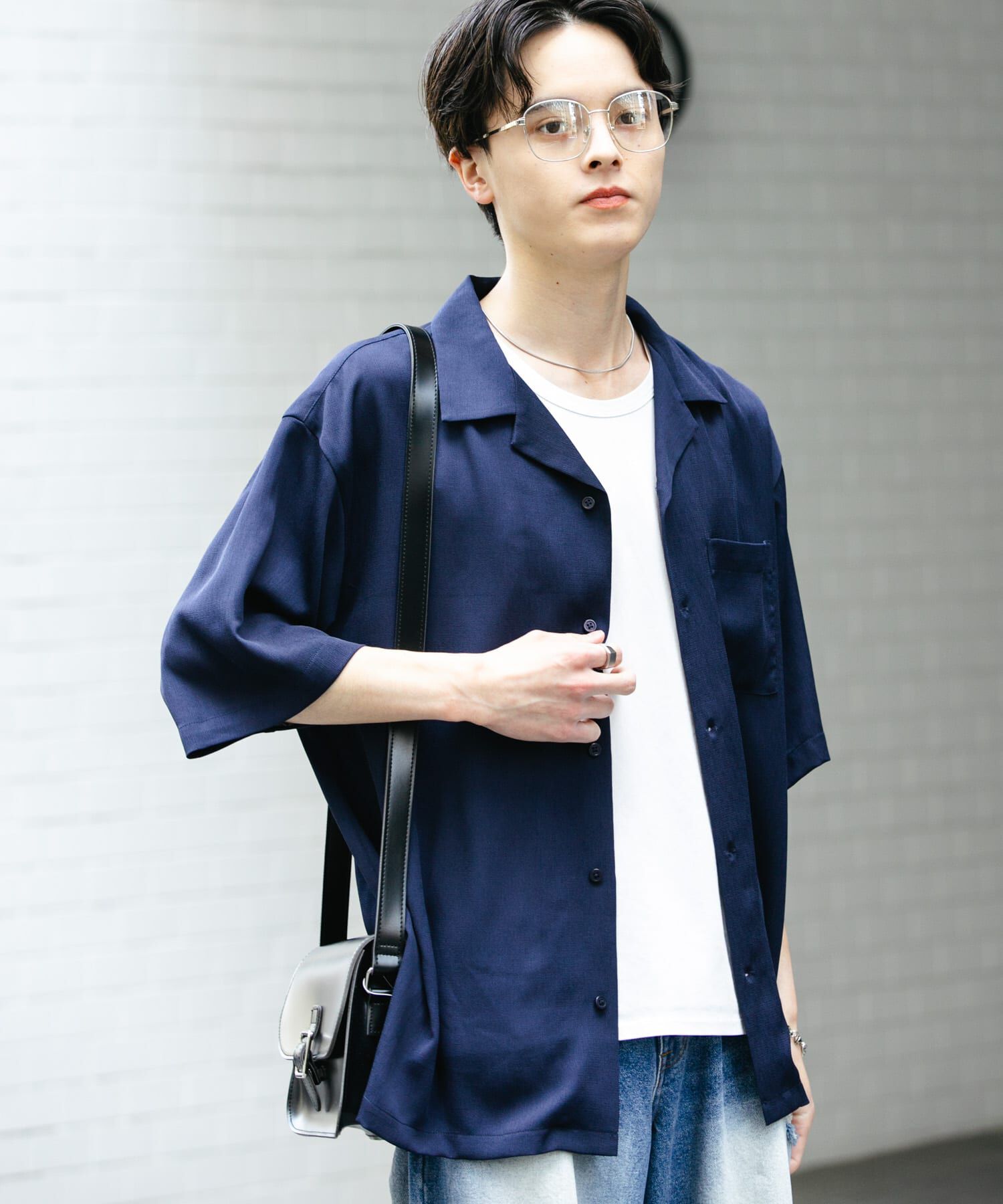 SENSE OF PLACE by URBAN RESEARCH「『ユニセックス』シアーヨウリュウオープンカラーシャツ」|シャツ・ブラウス|