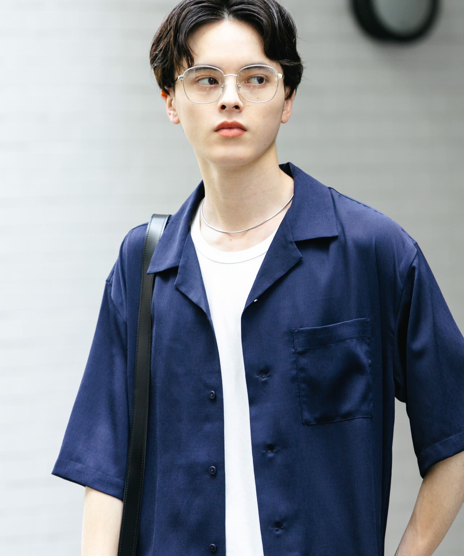 SENSE OF PLACE by URBAN RESEARCH「『ユニセックス』シアーヨウリュウオープンカラーシャツ」|シャツ・ブラウス|