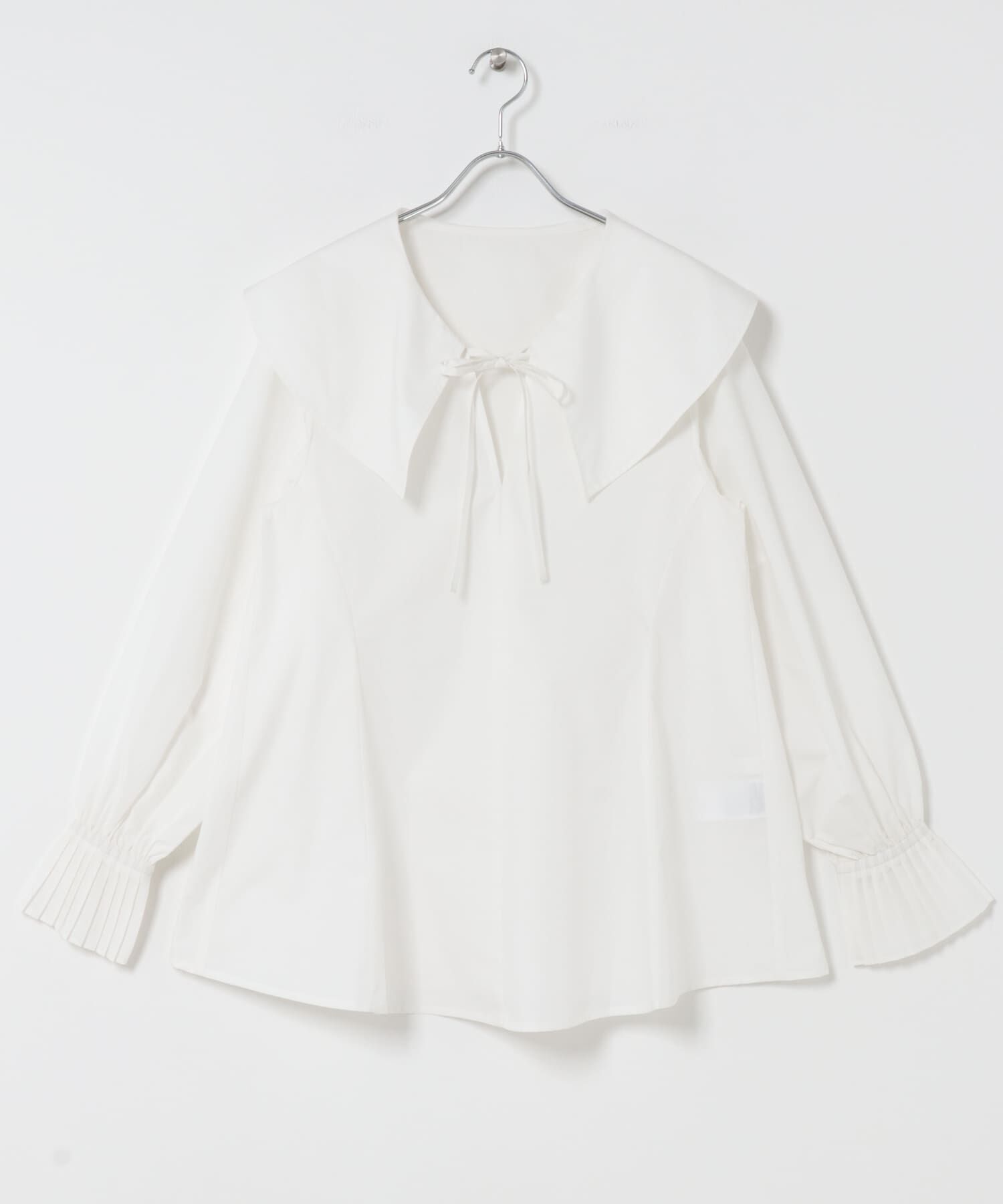 SENSE OF PLACE by URBAN RESEARCH「ビッグカラーカフスプリーツブラウス」|シャツ・ブラウス|