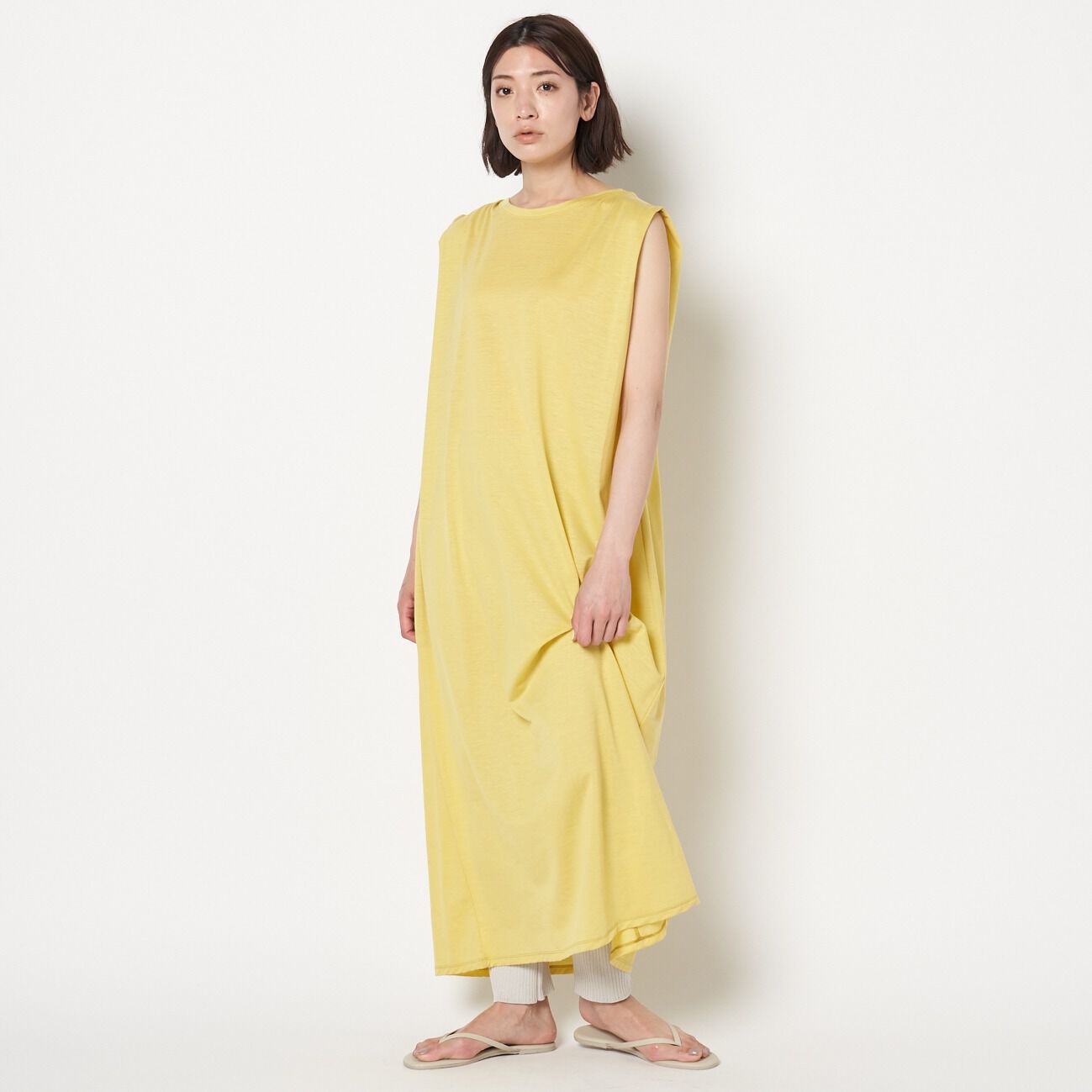 HELIOPOLE「HELIOPOLE 14Gワイドリブリブパンツ」|チノ|