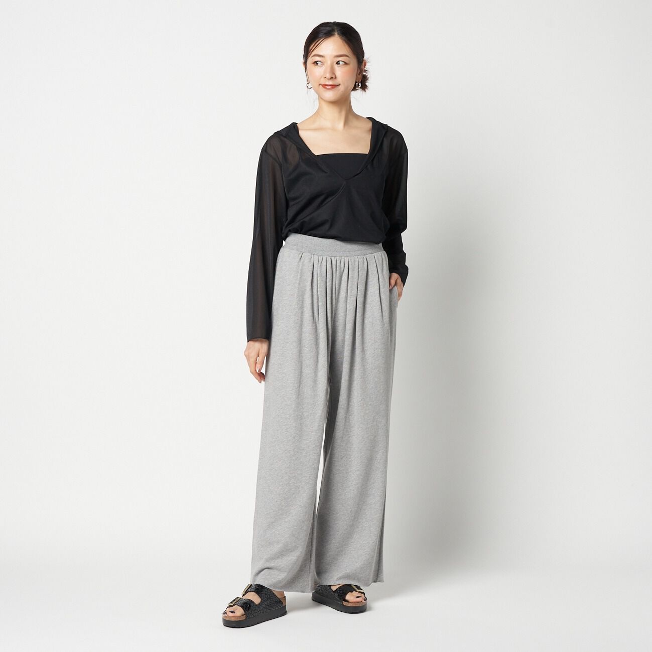 HELIOPOLE「HELIOPOLE WIDE SWEAT PANTS」|チノ|