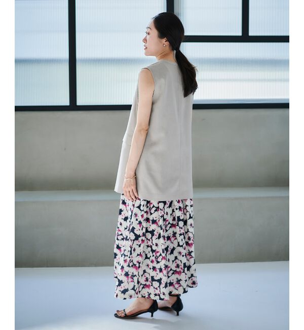 le.coeur blanc「リネンライクツイルベスト」|ベスト・ジレ|