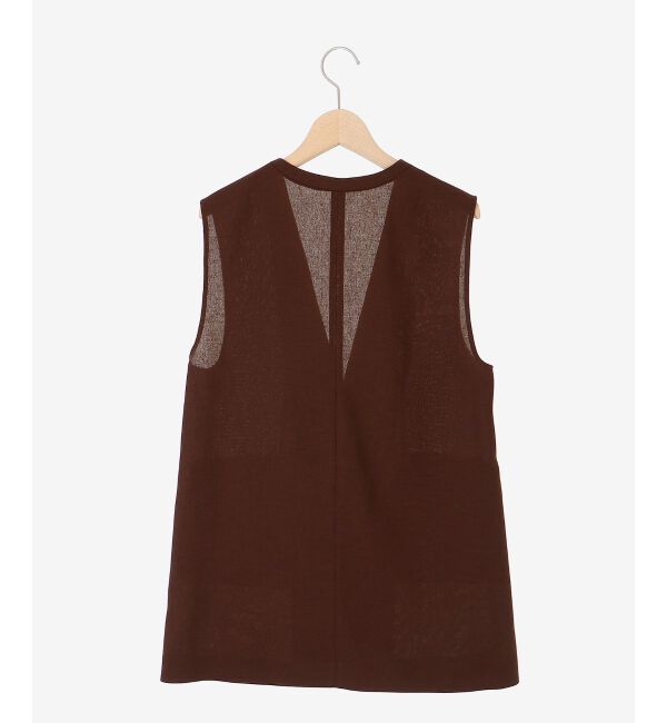 le.coeur blanc「リネンライクツイルベスト」|ベスト・ジレ|