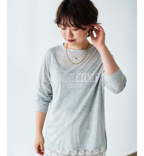 le.coeur blanc「《手洗い可能》BONNE ETOILE ロンTEE」|Tシャツ・カットソー|