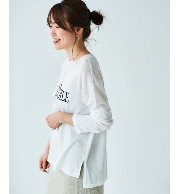 le.coeur blanc「《手洗い可能》BONNE ETOILE ロンTEE」|Tシャツ・カットソー|