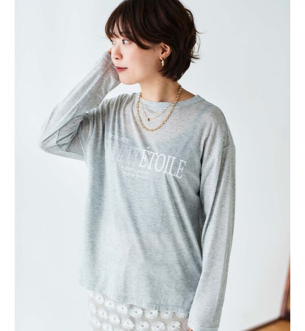 le.coeur blanc「《手洗い可能》BONNE ETOILE ロンTEE」|Tシャツ・カットソー|