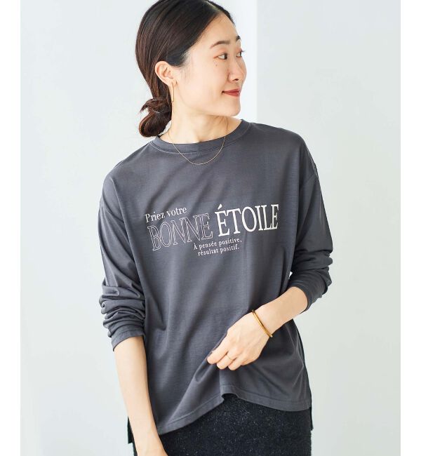 le.coeur blanc「《手洗い可能》BONNE ETOILE ロンTEE」|Tシャツ・カットソー|