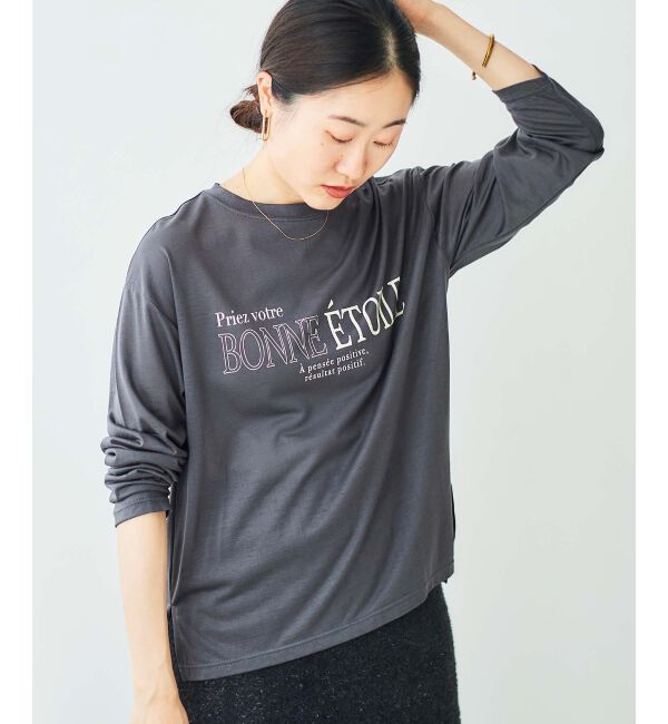 le.coeur blanc「《手洗い可能》BONNE ETOILE ロンTEE」|Tシャツ・カットソー|
