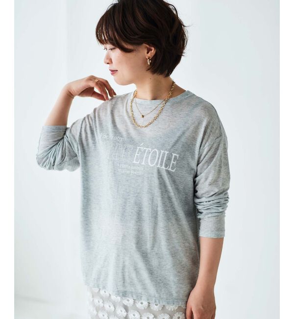 le.coeur blanc「《手洗い可能》BONNE ETOILE ロンTEE」|Tシャツ・カットソー|