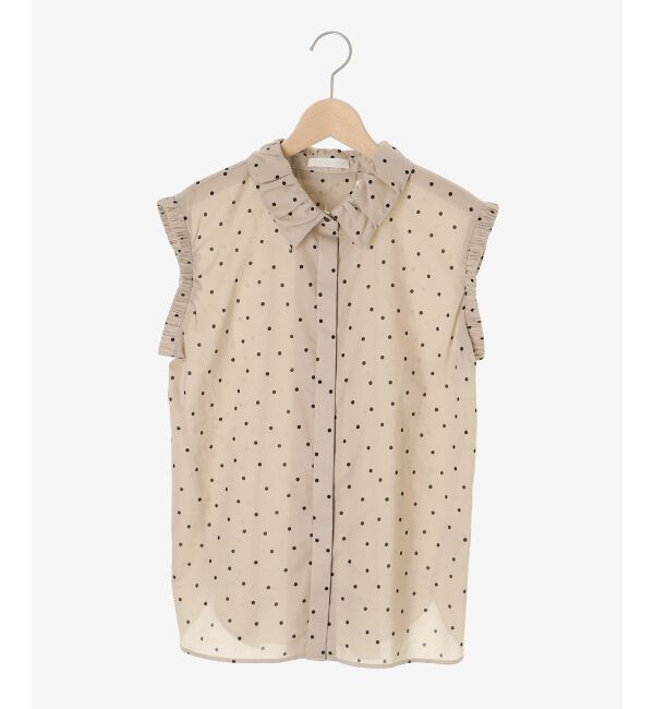  「《手洗い可能》ドットエリタックデザインブラウス」|シャツ・ブラウス|