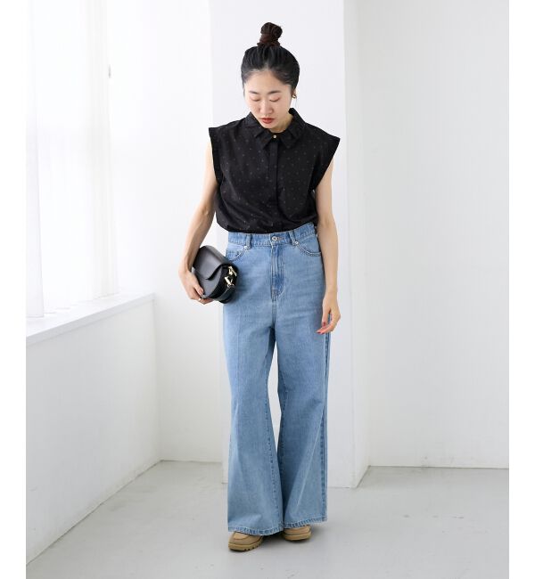  「《手洗い可能》ドットエリタックデザインブラウス」|シャツ・ブラウス|