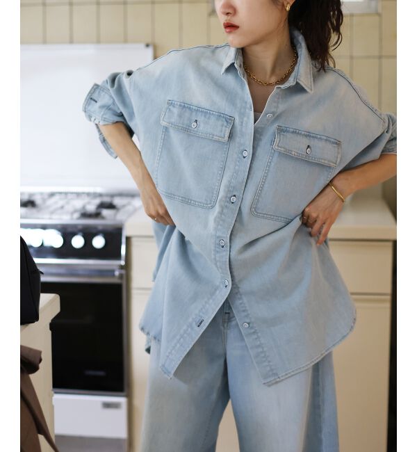  「HealthyDENIMヘルシーデニムAlmondShirt」|シャツ・ブラウス|