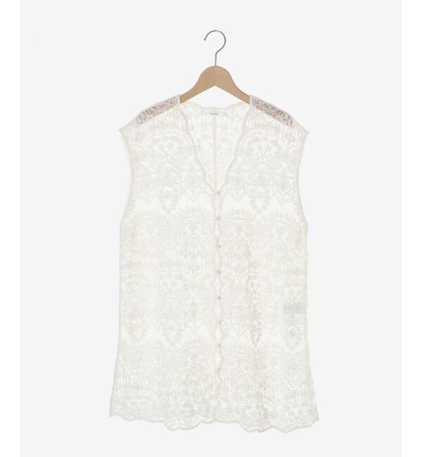  「TORRAZZO DONNAエンブロイダリーレースジレ」|ベスト・ジレ|
