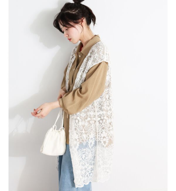  「TORRAZZO DONNAエンブロイダリーレースジレ」|ベスト・ジレ|