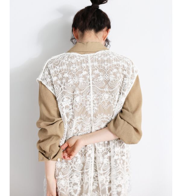  「TORRAZZO DONNAエンブロイダリーレースジレ」|ベスト・ジレ|