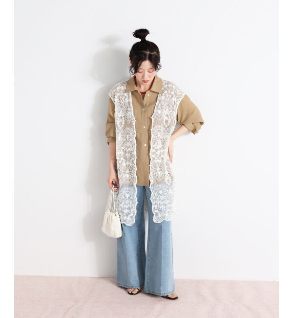  「TORRAZZO DONNAエンブロイダリーレースジレ」|ベスト・ジレ|