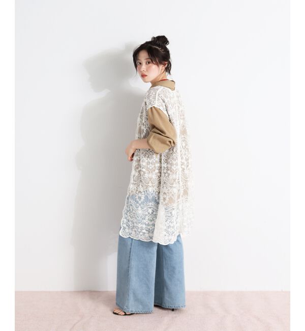  「TORRAZZO DONNAエンブロイダリーレースジレ」|ベスト・ジレ|