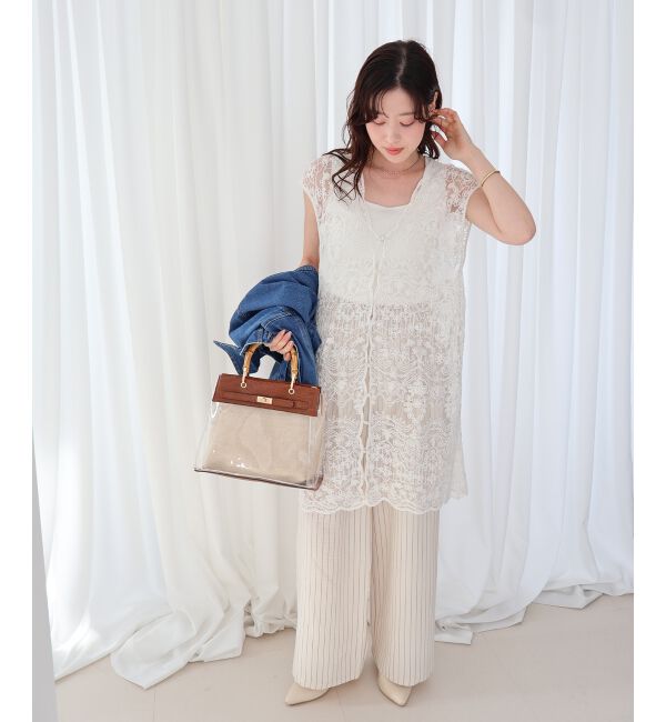  「TORRAZZO DONNAエンブロイダリーレースジレ」|ベスト・ジレ|