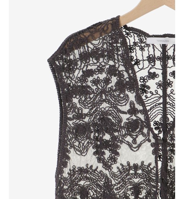  「TORRAZZO DONNAエンブロイダリーレースジレ」|ベスト・ジレ|