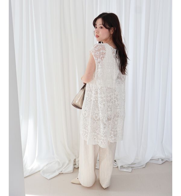  「TORRAZZO DONNAエンブロイダリーレースジレ」|ベスト・ジレ|