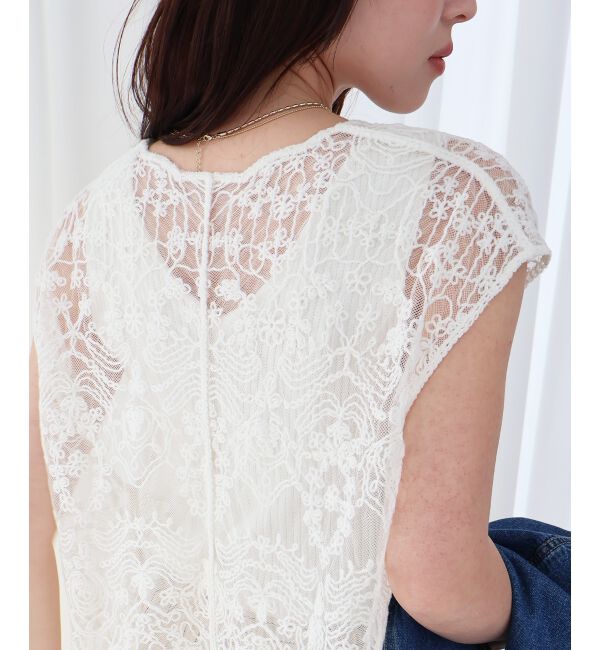  「TORRAZZO DONNAエンブロイダリーレースジレ」|ベスト・ジレ|