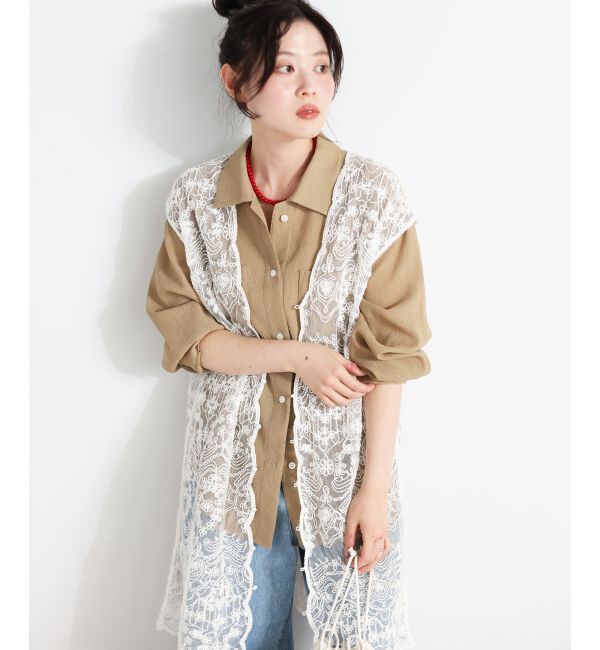  「TORRAZZO DONNAエンブロイダリーレースジレ」|ベスト・ジレ|