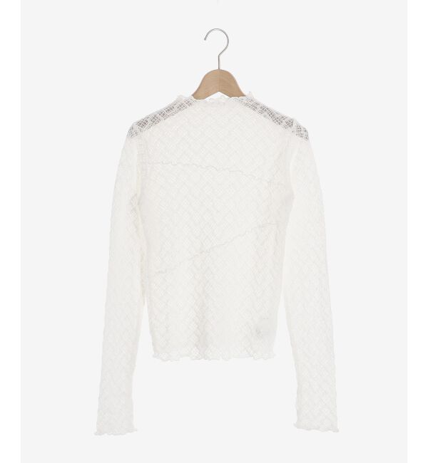 MAJESTICLEGON「ストレッチレースメロウトップス」|Tシャツ・カットソー|