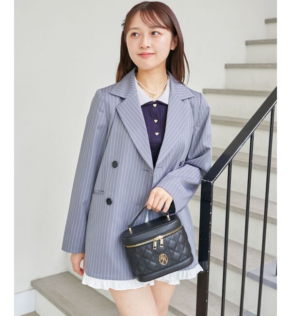 MAJESTICLEGON「バイカラーフリルトリムジャケット」|その他|