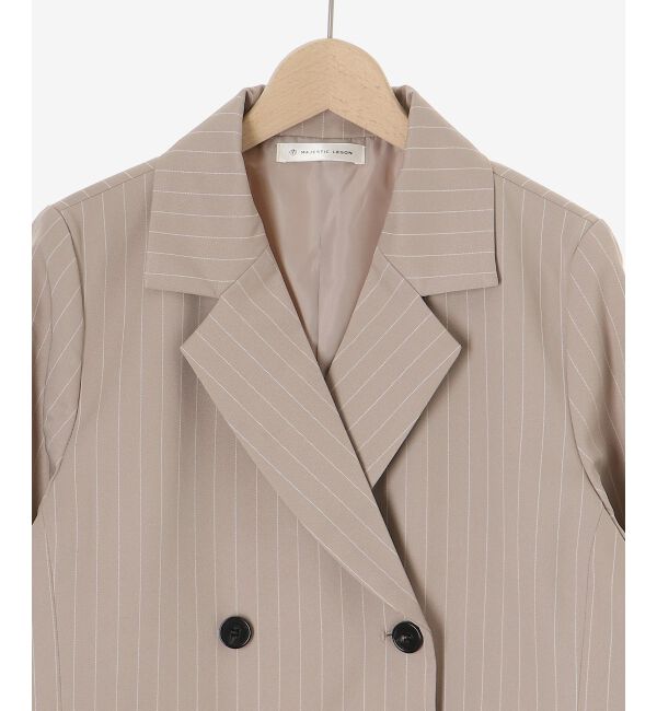 MAJESTICLEGON「バイカラーフリルトリムジャケット」|その他|