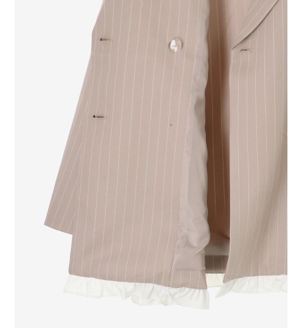 MAJESTICLEGON「バイカラーフリルトリムジャケット」|その他|