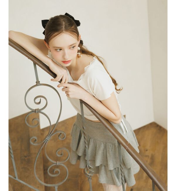  「サイドドロストロゴTシャツ」|Tシャツ・カットソー|